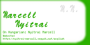marcell nyitrai business card